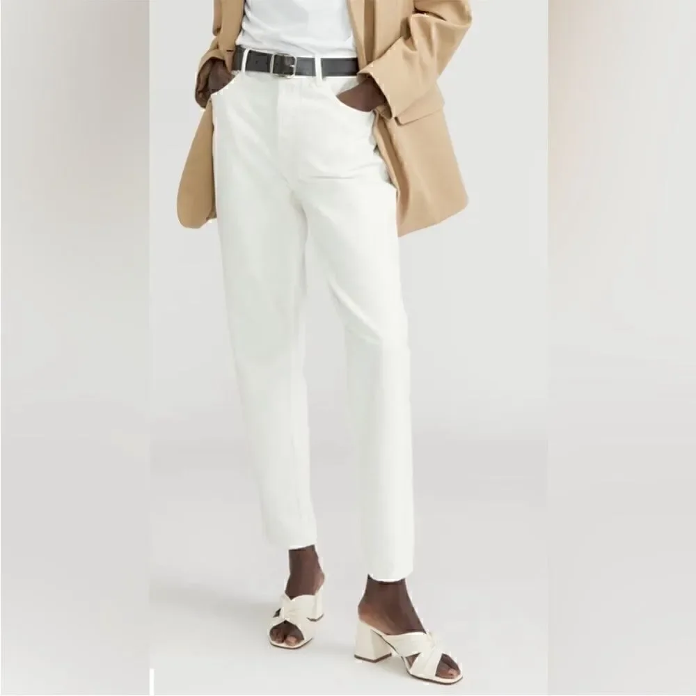 NWT Everlane Organic Cotton The '90s Cheeky® Jean in Bone Size 24